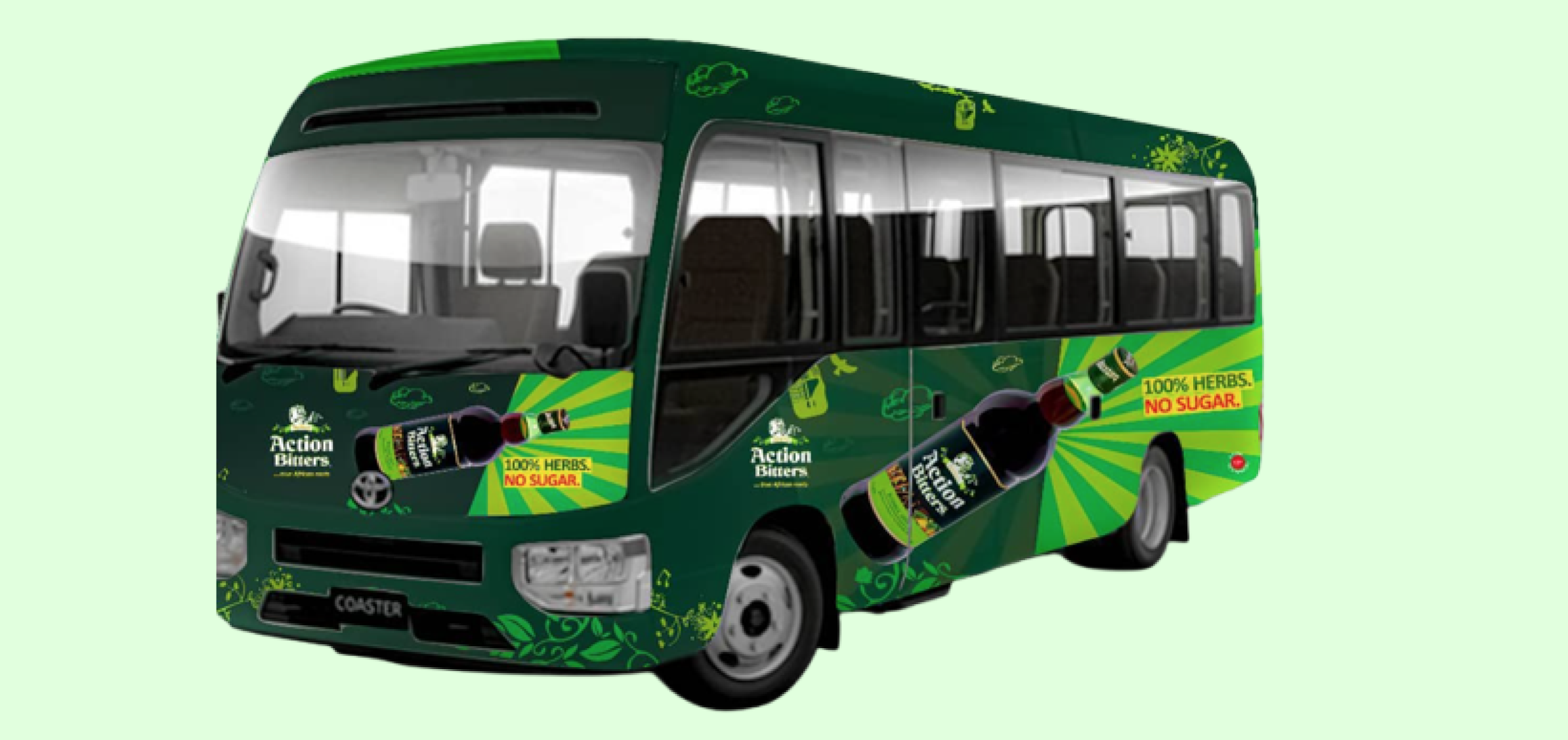 Branded bus